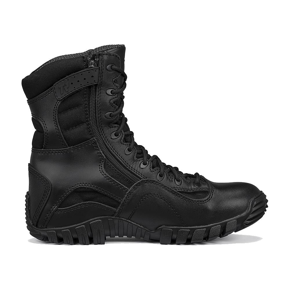 Belleville Men's, 8", Khyber, TR960ZWP, Waterproof Lightweight Side-Zip Tactical Boot, Black, 8, Regular, TR960ZWP 080R