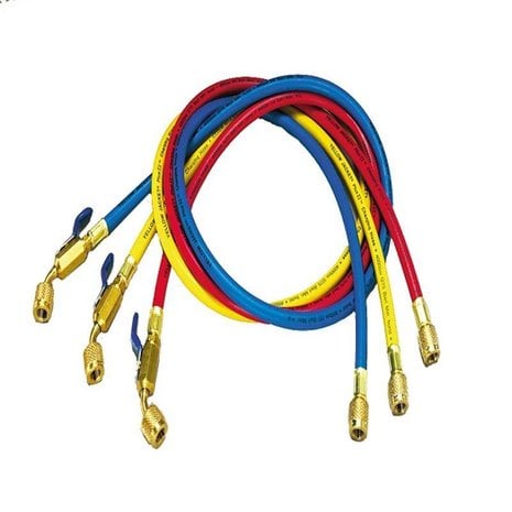 Yellow Jacket 14901 Straight Gauge Hose, Yellow