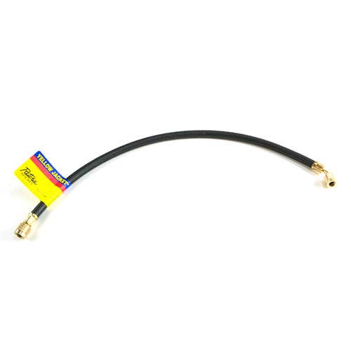 Yellow Jacket 15024 PLUS II Heavy Duty Charging Hose, 24" Length, 1/4" with HCA Straight x Angle