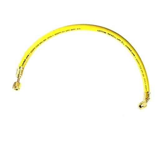 Yellow Jacket 20412 BSA-12 Charging Hose, 1/4" Straight x 1/4"Angle