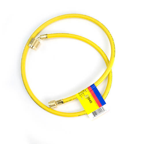 Yellow Jacket 22048 48", Yellow, PLUS II 1/4" hose with SealRight fitting