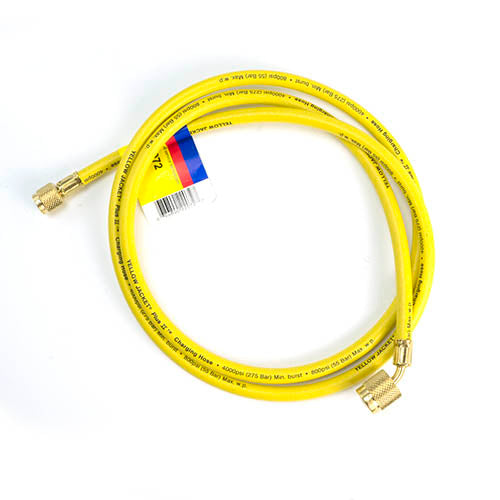 Yellow Jacket 22072 72", Yellow, PLUS II 1/4" hose with SealRight fitting