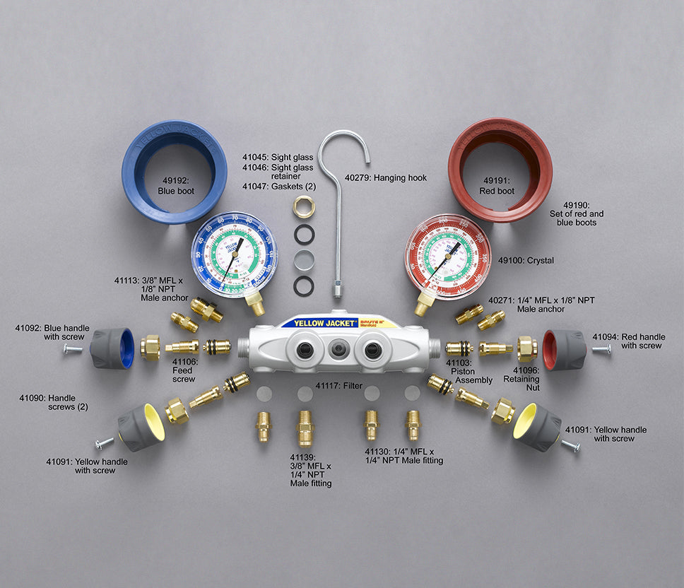 Yellow Jacket 40330 R410A Mpa Lo Valve/Hook