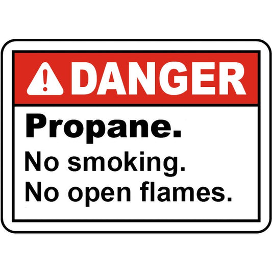 Yellow Jacket 61013 Propane Safety Placard