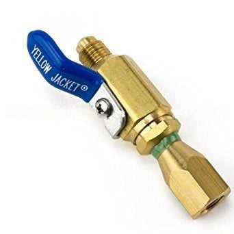 Yellow Jacket 69067 Optional ball valve to add to sensor 1/8" NPT Female x 1/4" Female flare