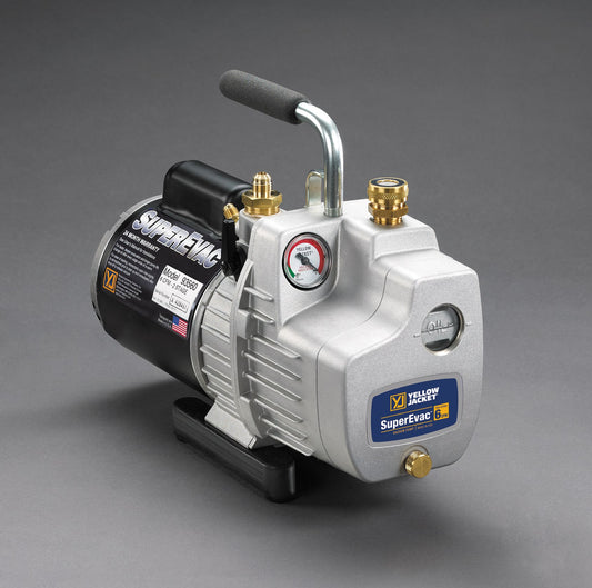 Yellow Jacket 93547 - SuperEvac Vacuum Pump, 113/95 L/M, UK Plug