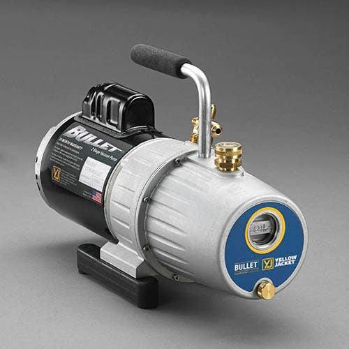 Yellow Jacket 93613 BULLET 1/2 hp Two-Stage Rotary Vane Vacuum Pump, 85/70 L/M, 115/230V 50-60 Hz, EU/UK Plug