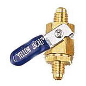 Yellow Jacket 93834 Ball valve 1/4" SAE Male fl. x Male fl.