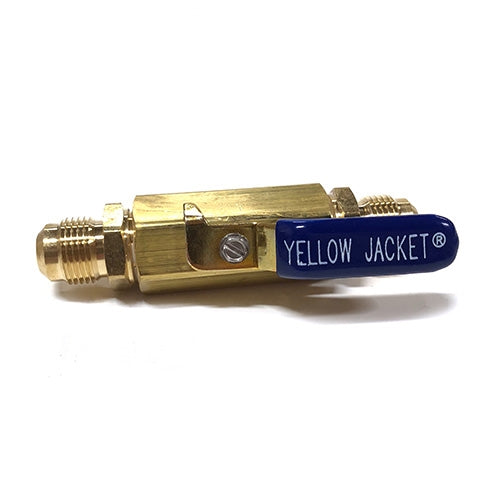 Yellow Jacket 93838 Ball valve 1/2" SAE Male fl. x Male fl.