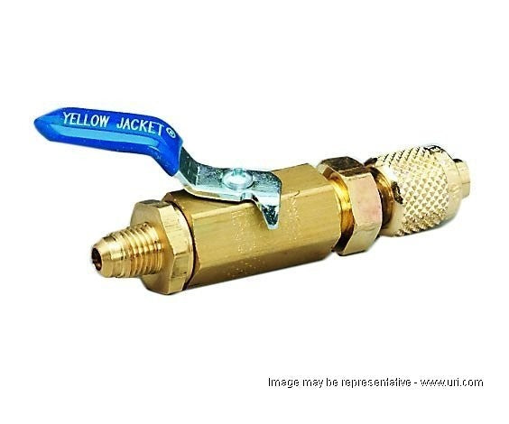 Yellow Jacket 93844 Compact Ball valve 1/4" SAE Male flare x Female flare