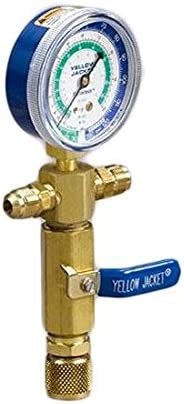 Yellow Jacket 93855 Single valve with lo-side gauge mount with 1/2" Female flare