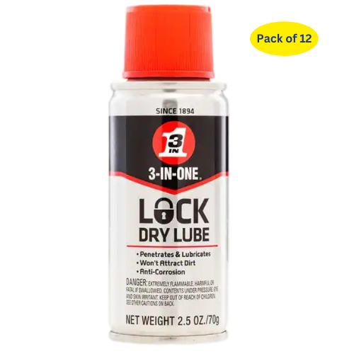 3-In-One (120077) 2.5oz Lock Lube 12ct RRP