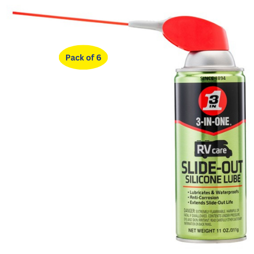 3-In-One (120084) 11oz RV Slide Out Silicone 6ct