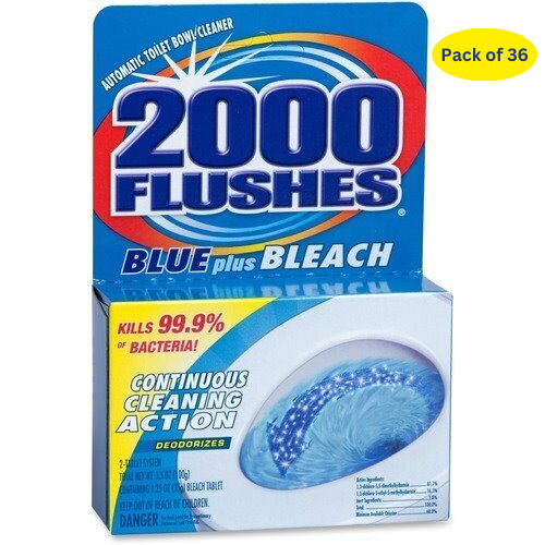 WD-40 2000 Flushes Blue/Bleach Bowl Cleaner Tablets (20801)