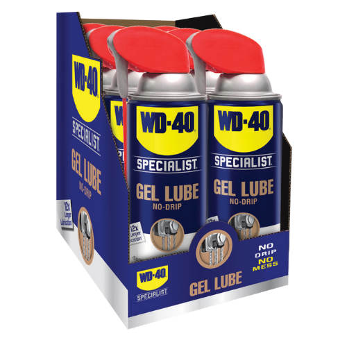 WD-40 30010 (300103) SPECIALIST SPRAY & STAY GEL LUBE 10OZ 6CT