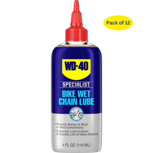 WD-40 39000 (390005) Specialist Bike 4oz Chain Lubricant-Wet 12ct