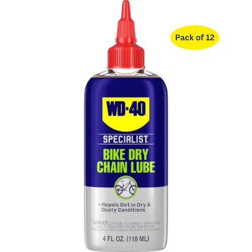 WD-40 39001 (390012) Specialist Bike Dry Chain Lube 12ct