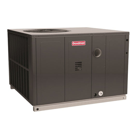 Goodman GPDM33008041 2.5 Ton 80,000 BTU 13.4 SEER2 Dual Fuel Heat Pump and Gas Package Unit - 6.7 HSPF2