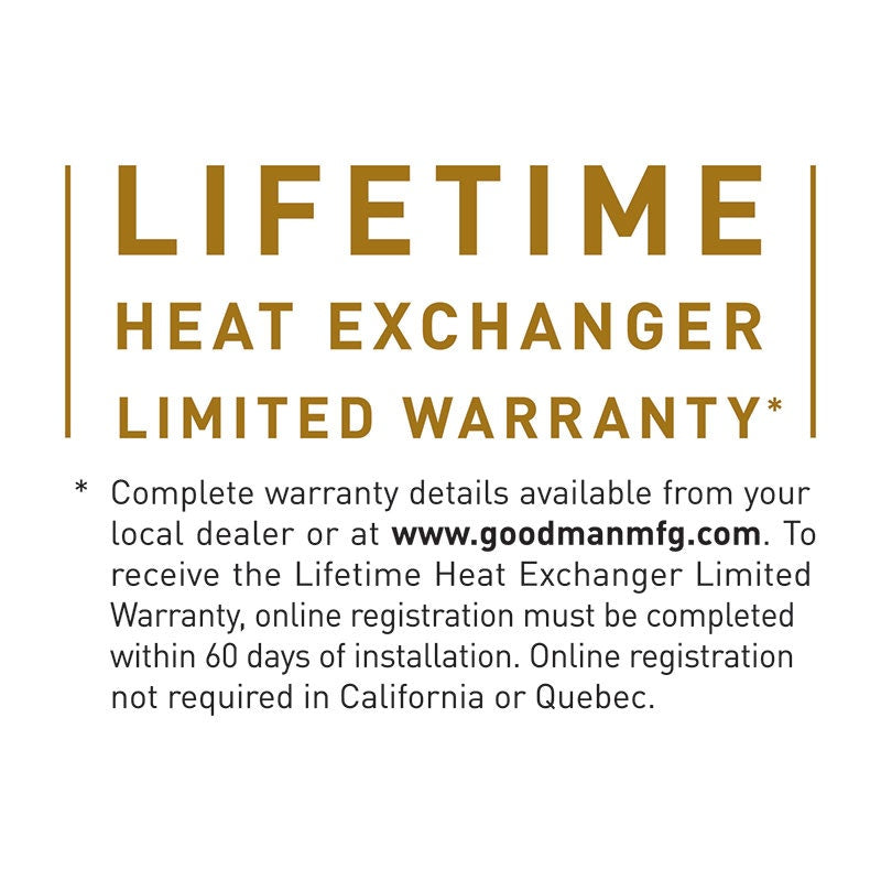 Goodman1.5 Ton 15.2 SEER2 97% AFUE 80,000 BTU Goodman Gas Furnace and Air Conditioner System - Downflow (GSXH-CAPTA-GCVM)