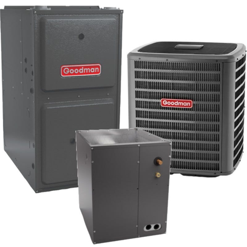 Goodman 4 Ton 17.2 SEER2 96% AFUE 120,000 BTU Goodman Communicating Gas Furnace and AC+ Heat System - Upflow