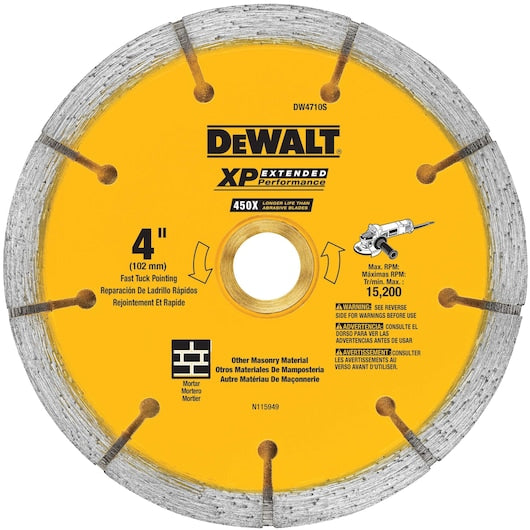 Dewalt DW4740 Segmented Rim Diamond Blades