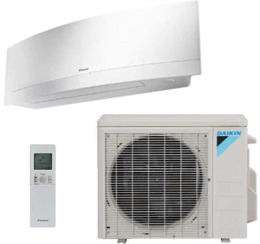 Daikin 9,000 BTU 18 SEER Wall Mounted Daikin Mini-Split Emura White Single Zone Heat Pump - FTXR09RX-W