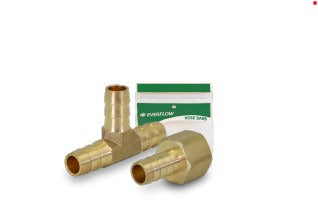 Everflow B29-14  1/4" HOSE BARB SPLICER BRASS  (NOT FOR POTABLE USE)