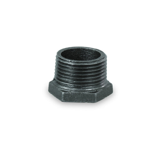 Everflow BMBU1140  1-1/4 x 1/8 Hex Bushing Black Malleable