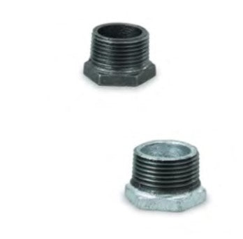 Everflow BMBU1144  1-1/4 x 3/4 Hex Bushing Black Malleable