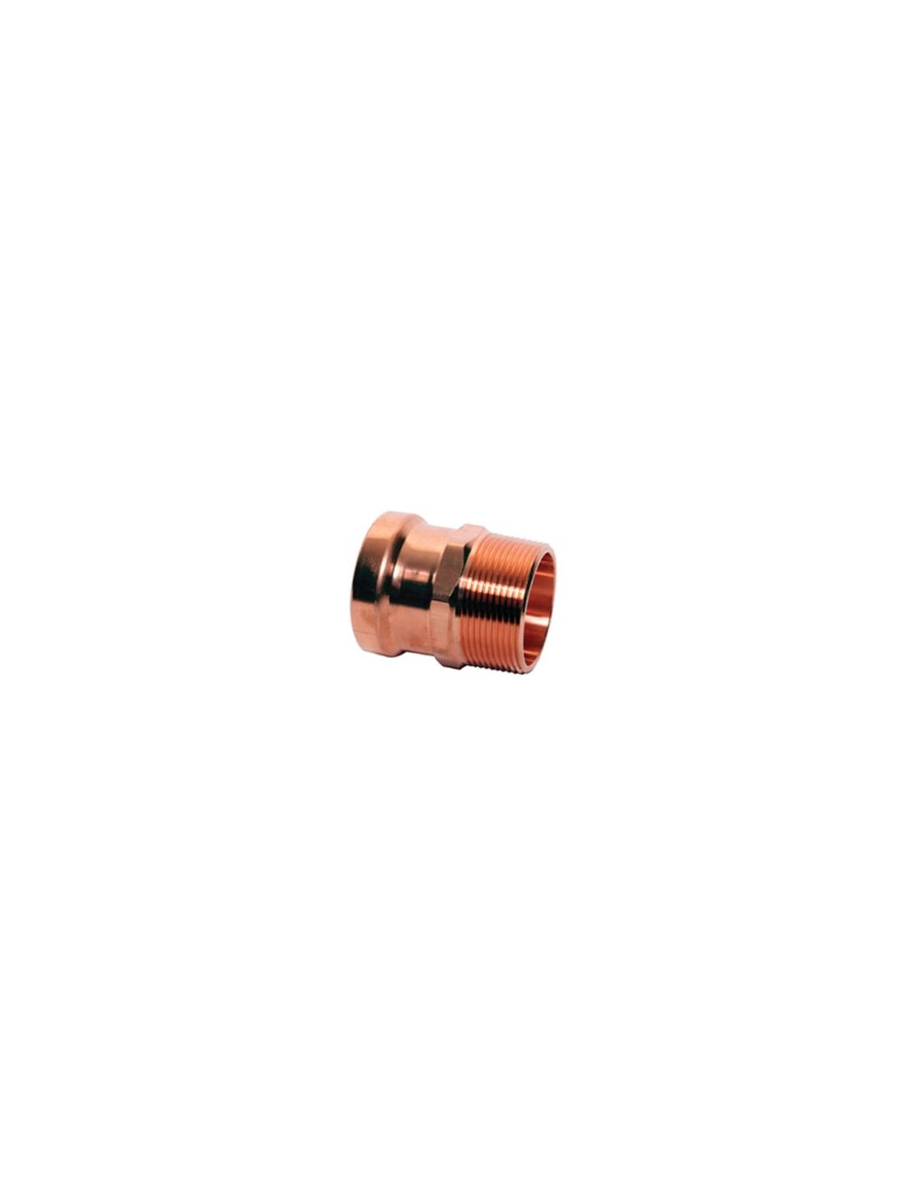 Everflow PCMA0250 2.5 Copper Male Adapter, P x MPT, 2-1/2'' x 2-1/2''