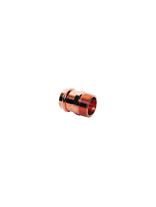 Everflow PFMA0112 1.5 Copper Male Adapter, FTG x MPT, 1-1/2'' x 1-1/2''