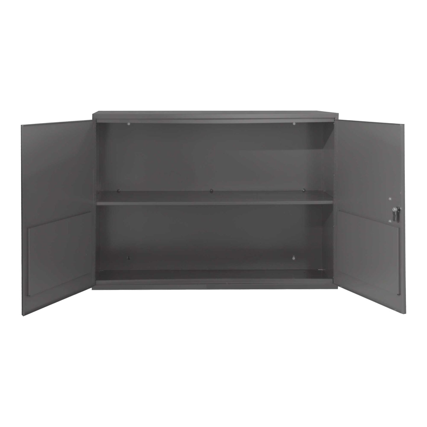 Durham 060-95-WFS WALL MOUNTABLE, STORAGE CABINET,1 SHELF, DOOR POCKETS, LOCKABLE, 33-3/4 X 11-7/8 X 23-7/8