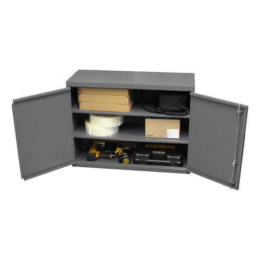 Durham 071SD-95 WALL MOUNTABLE STORAGE CABINET, 3 SHELVES, 29-7/8 X 13-11/16 X 26-15/16