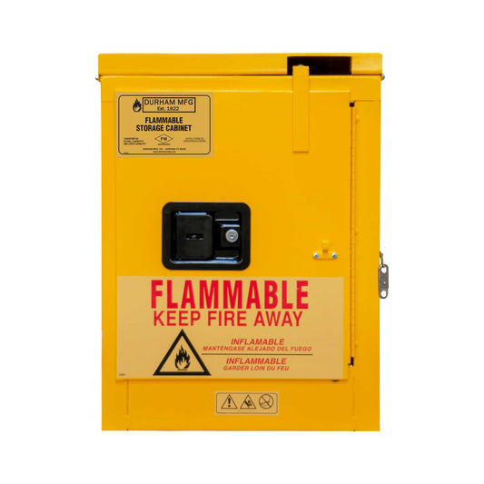 Durham 1004S-50 FLAMMABLE STORAGE, 4 GALLON, SELF CLOSE