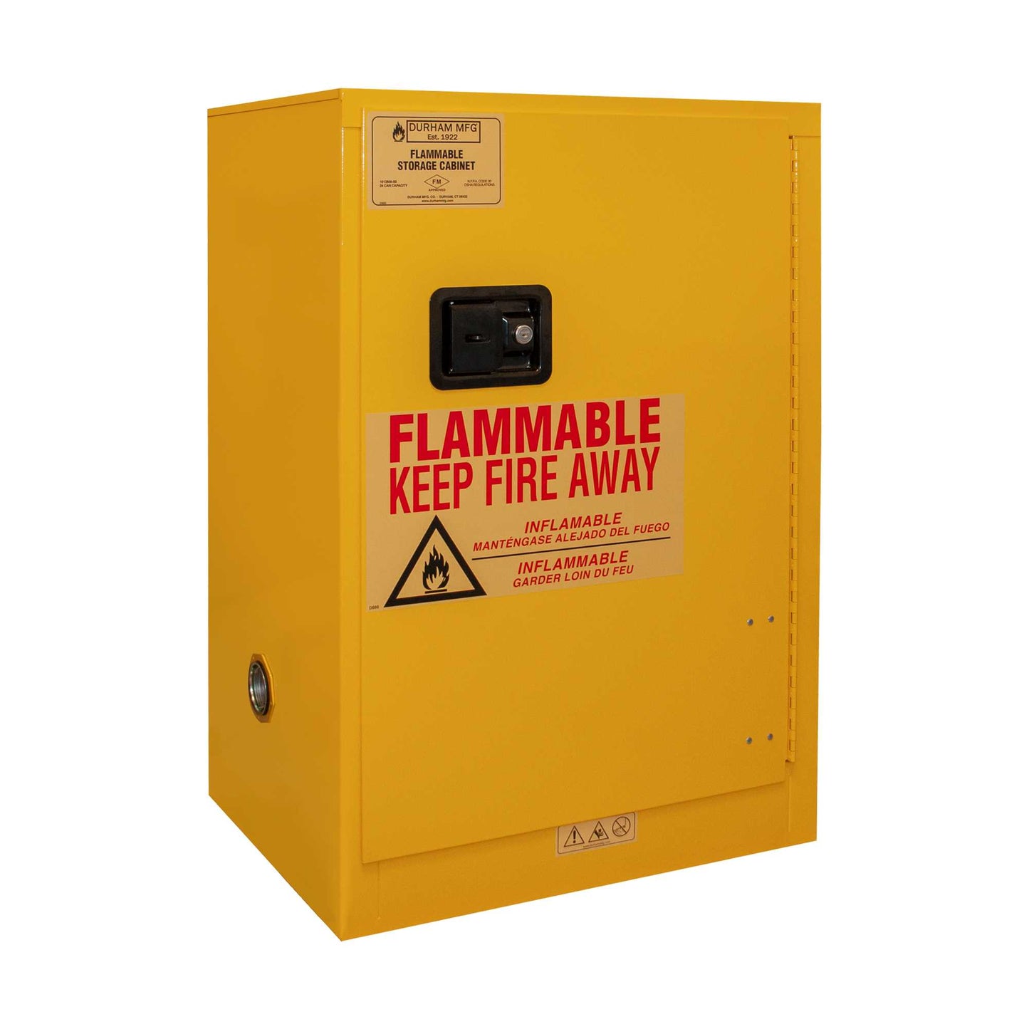 Durham 1012MA-50 FLAMMABLE STORAGE, 24 AEROSOL CANS, MANUAL