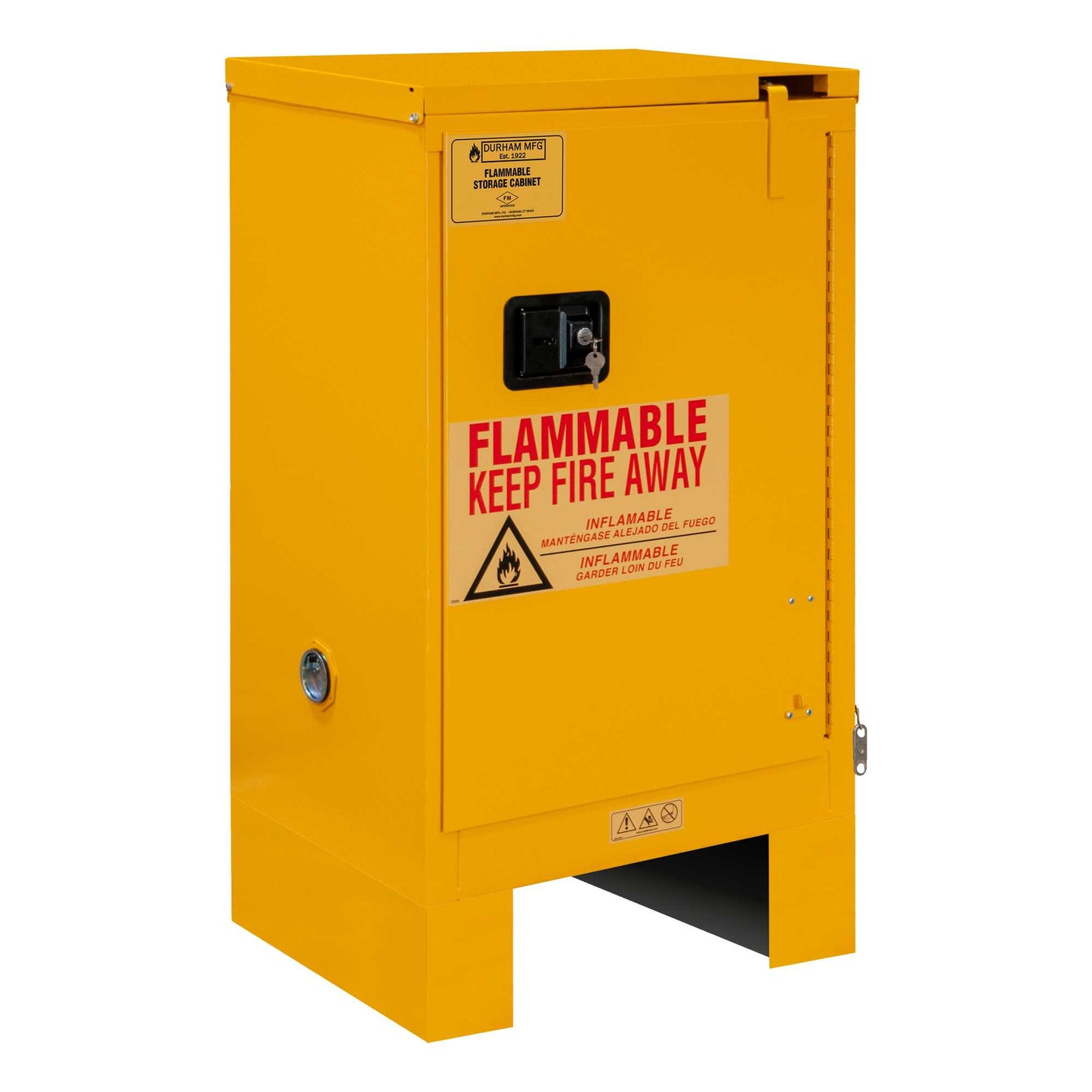 Durham 1012SL-50 FLAMMABLE STORAGE, 12 GALLON, SELF CLOSE