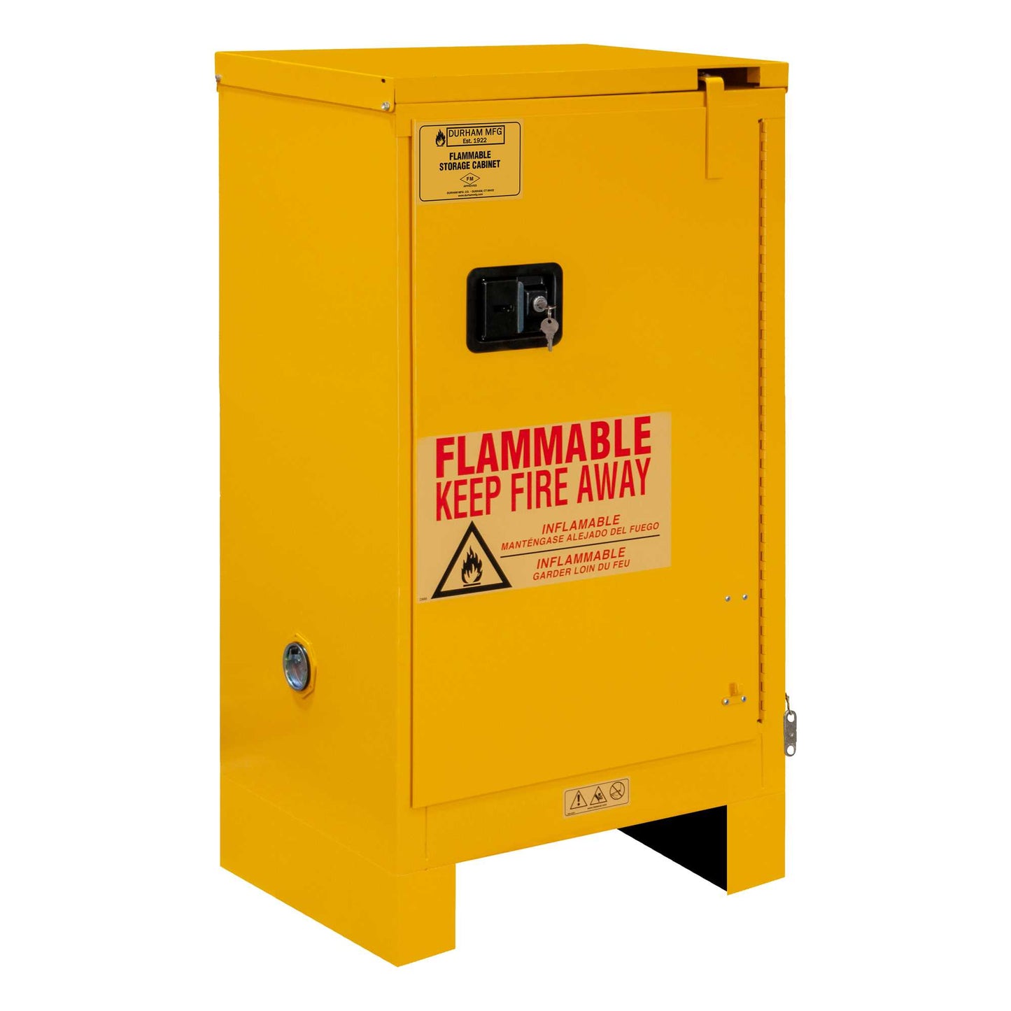 Durham 1016SL-50 FLAMMABLE STORAGE, 16 GALLON, SELF CLOSE