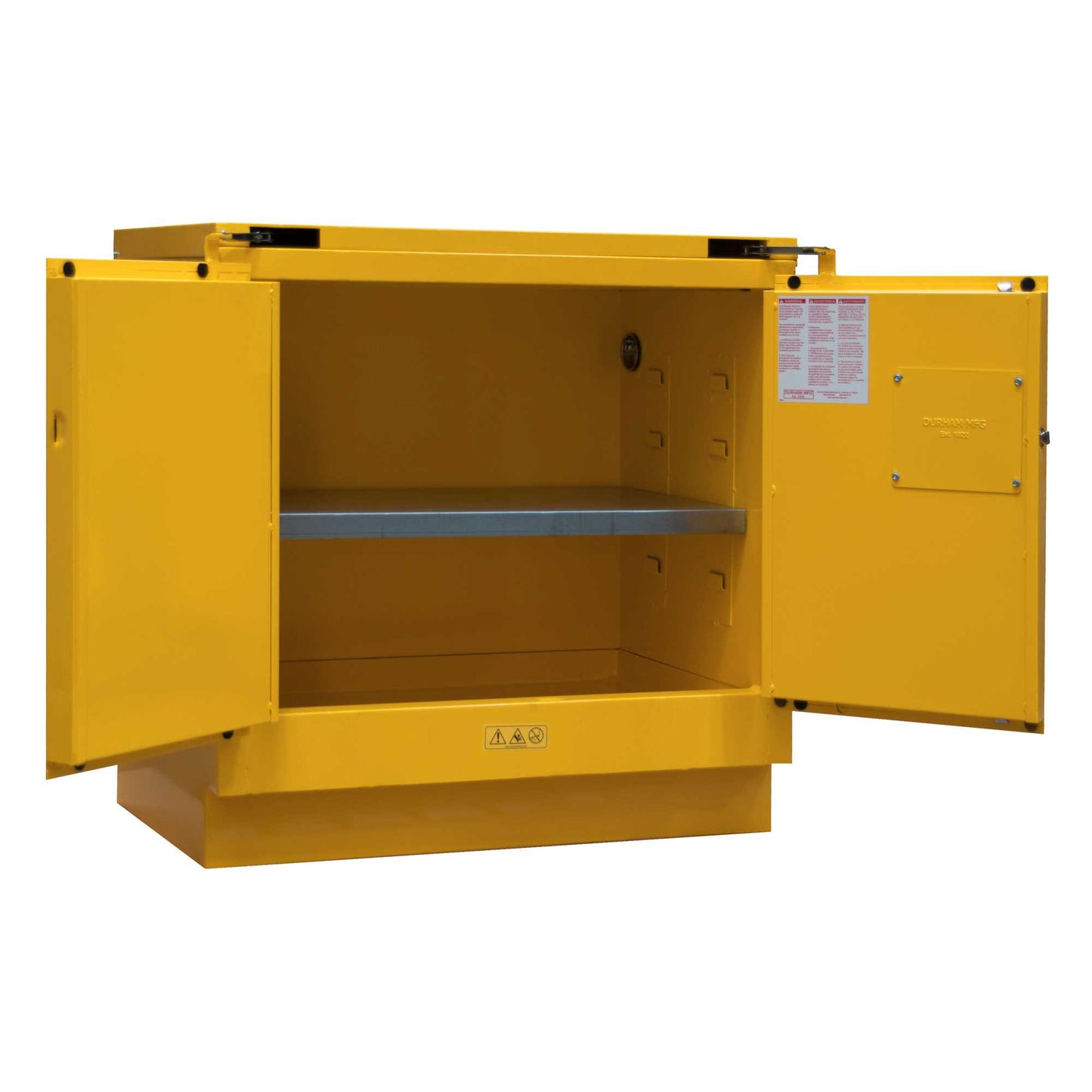 Durham 1022UCS-50 FLAMMABLE STORAGE, 22 GALLON, UNDER COUNTER, SELF CLOSE