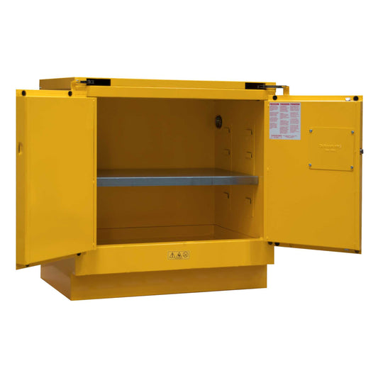 Durham 1022UCS-50 FLAMMABLE STORAGE, 22 GALLON, UNDER COUNTER, SELF CLOSE