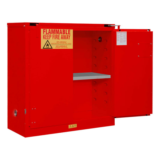 Durham 1030S-17 FLAMMABLE STORAGE, 30 GALLON, SELF CLOSE