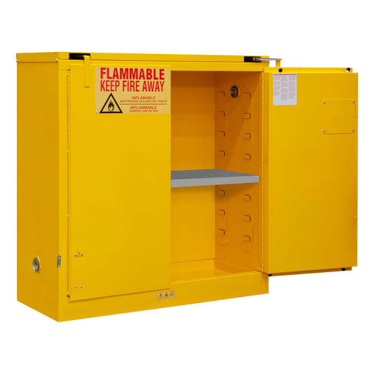 Durham 1030S-50 FLAMMABLE STORAGE, 30 GALLON, SELF CLOSE