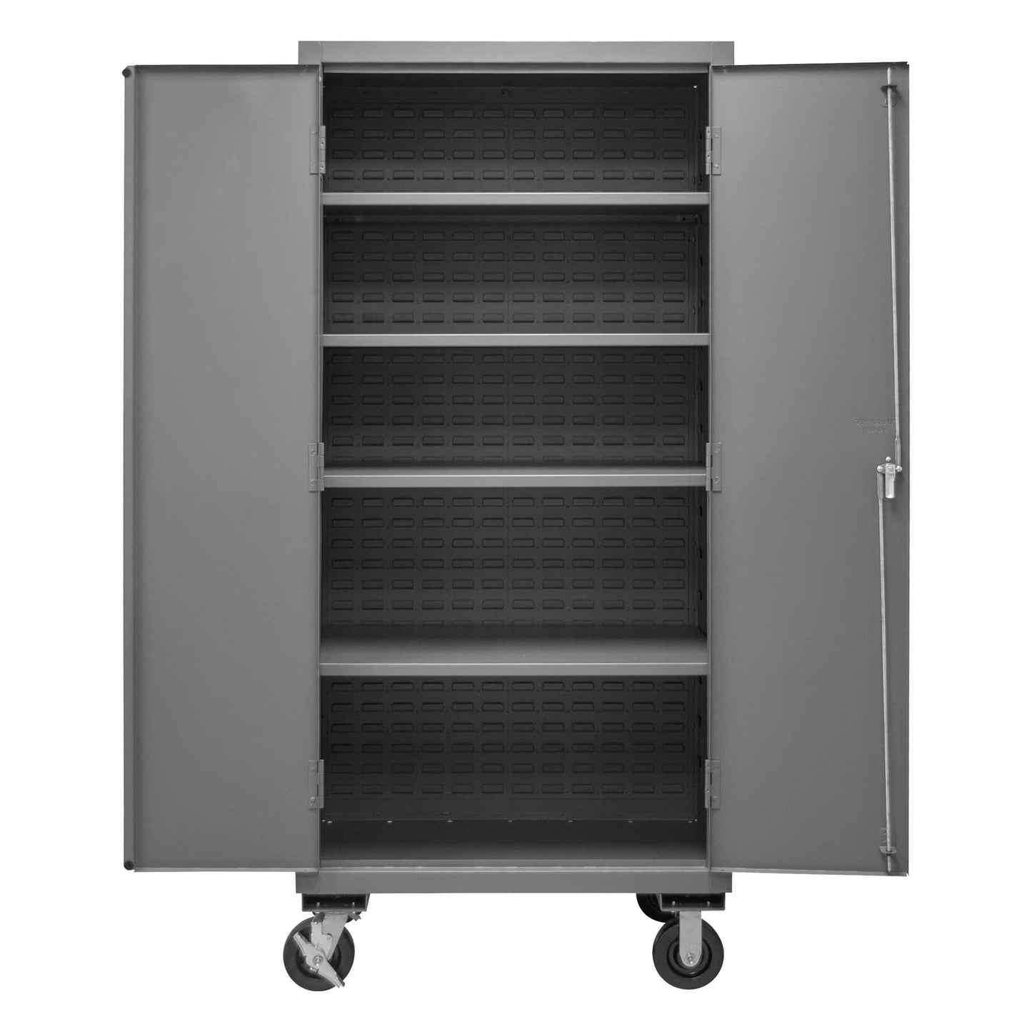 Durham 2501M-BLP-4S-95 CABINET, 16 GAUGE, 4 SHELVES, 36 X 24 X 81