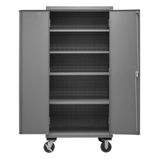 Durham 2501M-BLP-4S-95 CABINET, 16 GAUGE, 4 SHELVES, 36 X 24 X 81