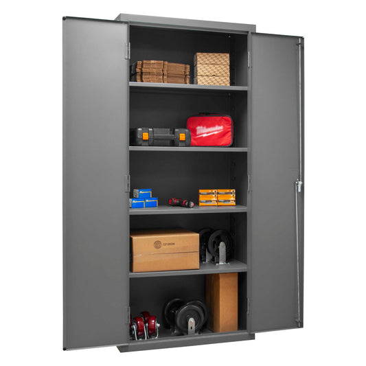 Durham 2603-4S-95 CABINET, 16 GAUGE, 4 SHELVES, 36 X 18 X 84