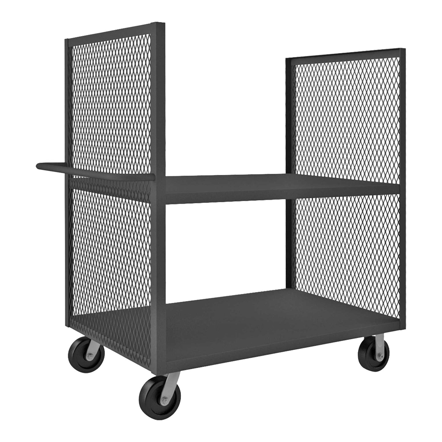 Durham 2SPT-EX3048-2-2K-95 2 SIDED MESH STOCK TRUCK, 2 SHELVES