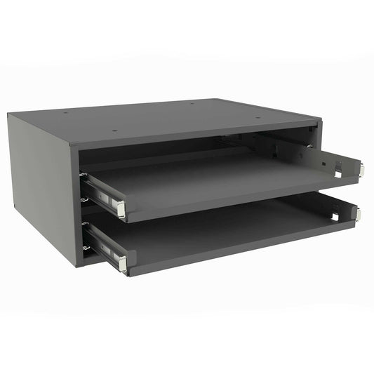 Durham 306B-95 SMALL BEARING SLIDE RACK, 2 COMPARTMENTS