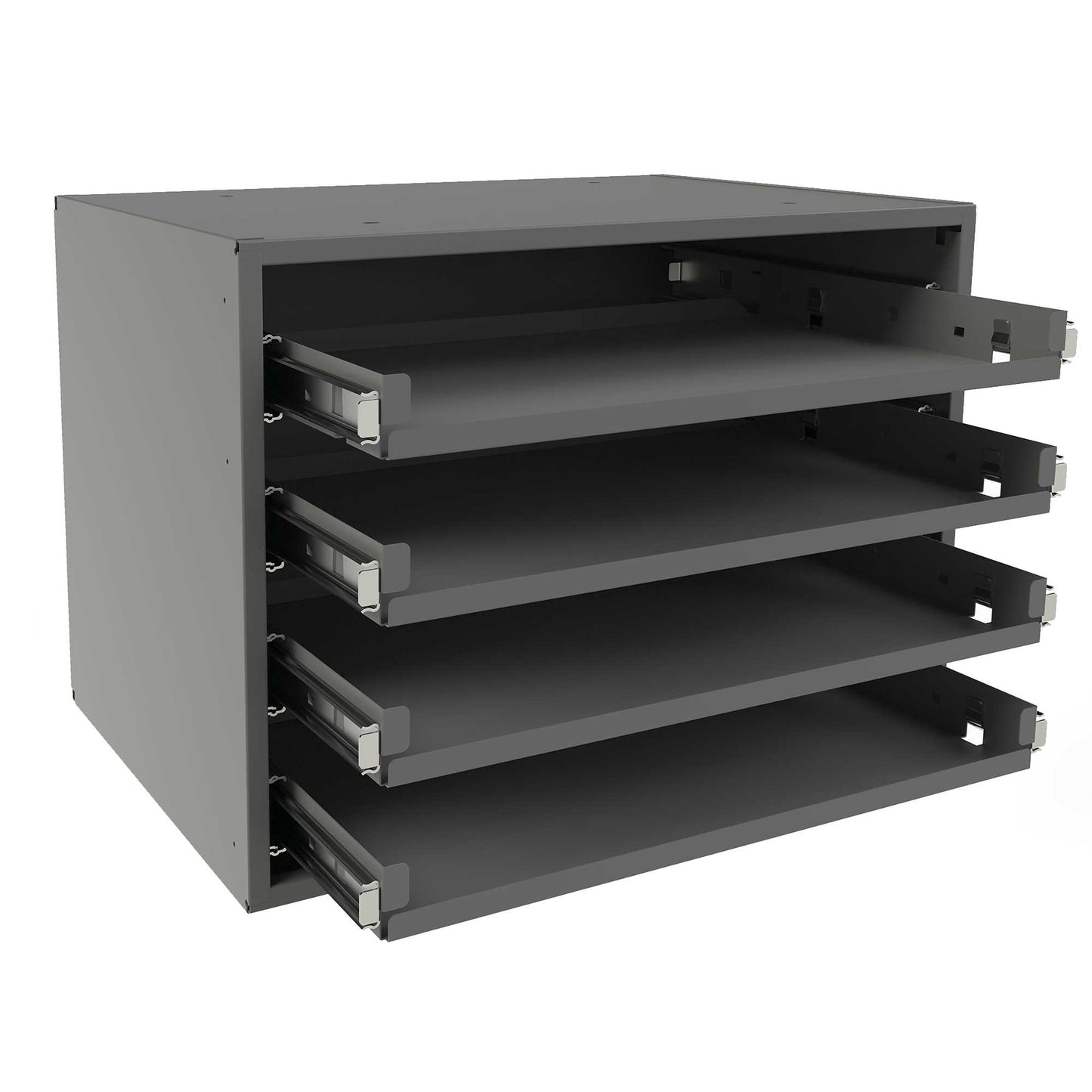 Durham 307B-95 SMALL BEARING RACK, 4 COMPARTMENTS