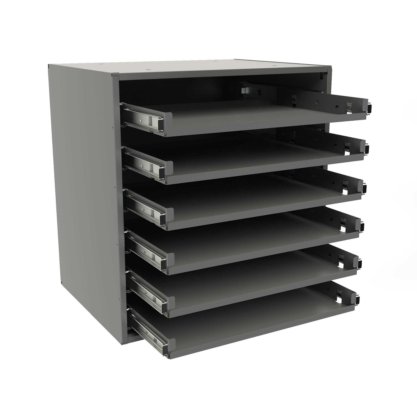 Durham 308B-95 SMALL BEARING SLIDE RACK, 6 COMPARTMENTS