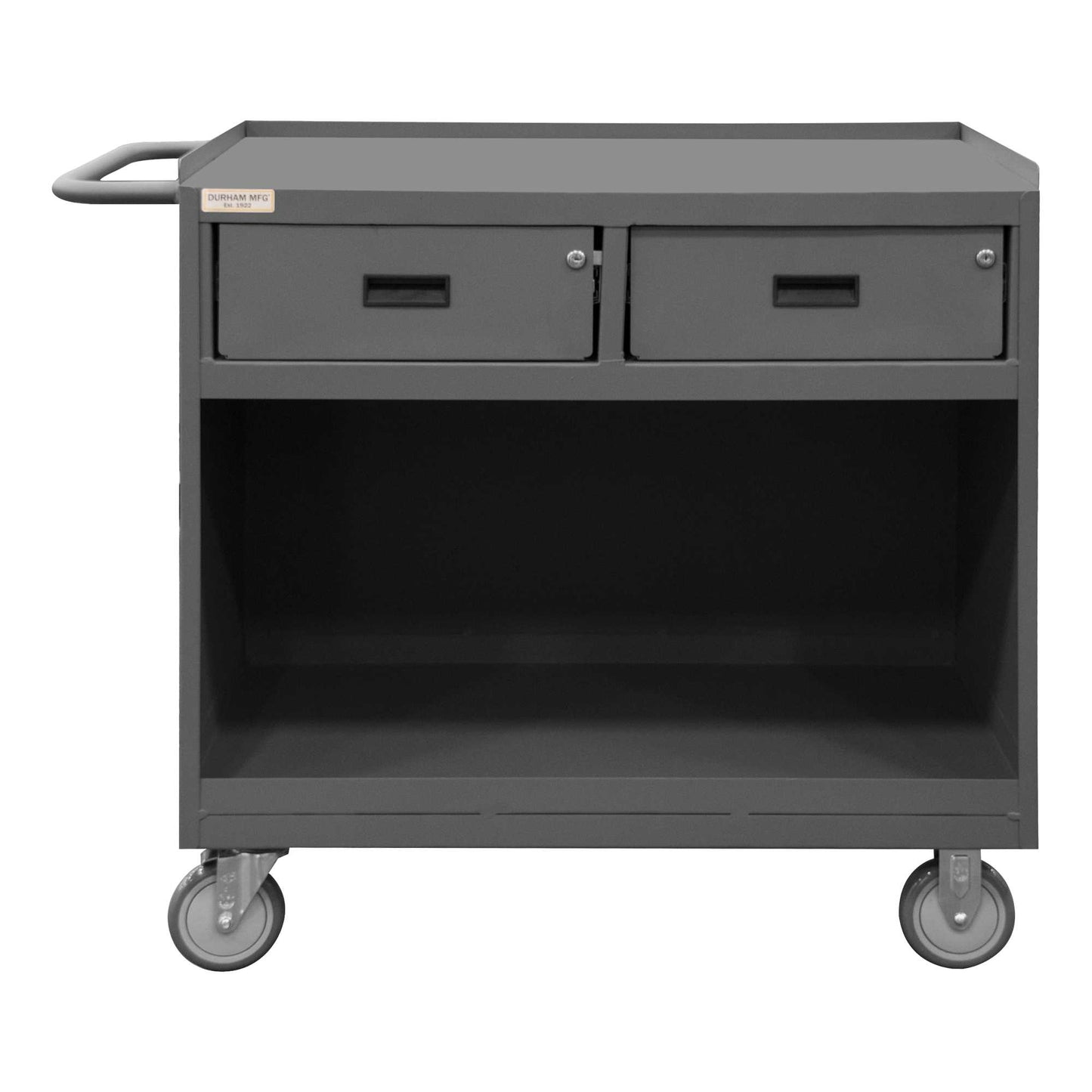Durham 3117-95 MOBILE BENCH CABINET, LIP DOWN, STEEL, 24-1/4 X 42-1/8 X 36-3/8