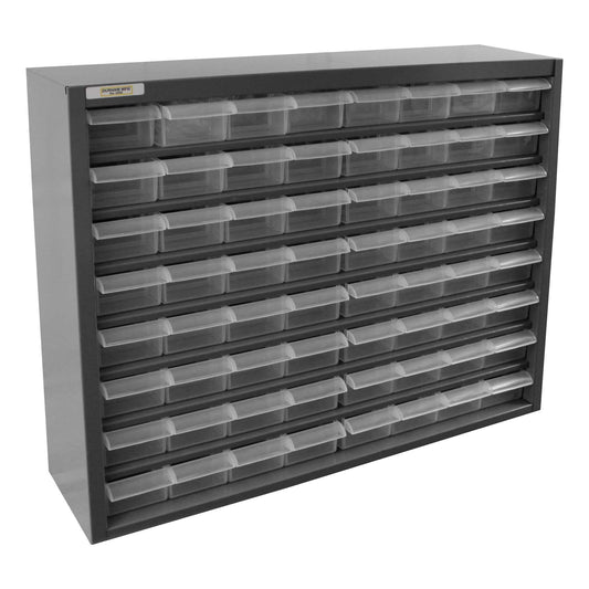 Durham 317-95 BIN CABINET, 64 PLASTIC DRAWERS, 25-7/8 X 6-3/8 X 21-3/8